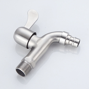 Duy nhất lạnh mở vòi nước thép không gỉ đánh bóng kéo dài thiết kế cho phòng tắm sử dụng cho máy giặt - Product Image 5