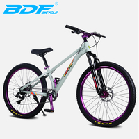 Bicicletas de Montaña BDF de Gran Venta con 8 Velocidades para Salto de Tierra, Freno de Disco, Tamaños 20/24/26 Pulgadas, para Niños y Adultos, MTB Todoterreno