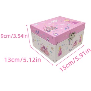 Boîte à musique <span class=keywords><strong>princesse</strong></span> dansante personnalisée Yiyu, fabrication directe, écologique, à manivelle, mélodies personnalisées <span class=keywords><strong>en</strong></span> gros, cadeau pour filles - Product Image 4