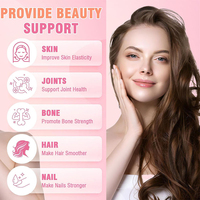 Blanchiment de la peau adulte Bonbons vitaminiques L-Glutathion Suppléments Biotine Kératine Collagène marin pour la peau