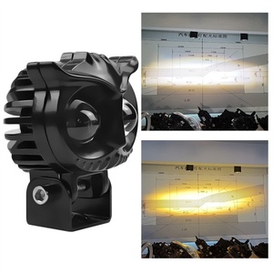 ไฟตัดหมอก LED ขนาด 2.5 นิ้ว โปรเจคเตอร์เลนส์ขนาดเล็ก ไฟหน้ารถมอเตอร์ไซค์ 12v 24v สีขาว สีเหลือง รูปทรงนกฮูก ไฟทำงานสำหรับรถบรรทุก รถจี๊ป - Product Image 4