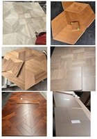 Parquet à motif de feuille de lotus, design artistique pour la décoration intérieure de luxe, maison, hôtel, villa