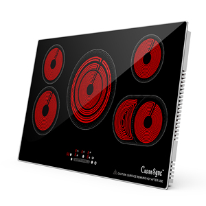 Doopen 36 In Built-In Electric Cooktop 5 Burners Smooth <b>Ceramic</b> Touch Control Household Stove - Product Image 1