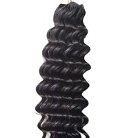 Extensions de cheveux naturels birmans à bandes adhésives, ondulation profonde, 100% cheveux humains, double épaisseur, vente en gros pour revendeurs