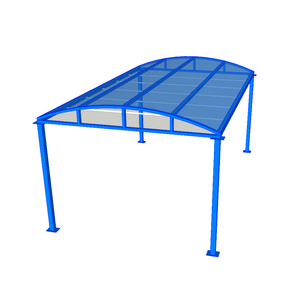 Chantier <span class=keywords><strong>de</strong></span> construction carton ondulé carrelage éclairé auvent étanche à la pluie abri solaire pour vélo et vêtements séchage Garage auvent et abri d'auto - Product Image 1