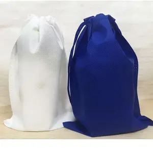 Wholesale Dust Non-woven Buggy Bag Small Non Woven Drawstring Bag Reusable Laminating Tote Carry Non Woven Shopping Bags