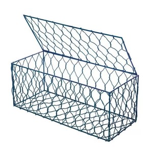 Caja de Malla de Alambre de Acero Galvanizado Soldado Hexagonal Personalizada para Jardinería, Arquitectura Paisajística y Cercas - Product Image 1