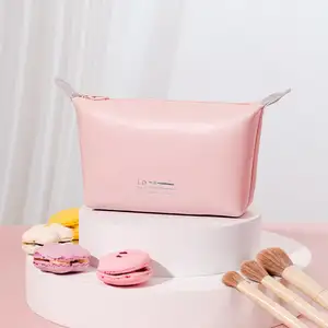 Fabrik Großhandel Make-up-Tasche Tragbare Reise PU Kosmetik taschen für Frauen Kleine Reiß verschluss tasche Make-up Organizer Wasserdicht