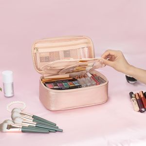 Petite trousse de maquillage portable, mignonne, pour femmes et filles, organiseur de pinceaux de maquillage, pochette à cosmétiques - Product Image 5