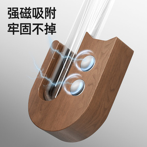 <b>Cat</b> Whiskers Storage Box Wooden Wall Mounted With Glass Tube For Pet Hair Souvenir Collection Decorative Storage - Product Image 2