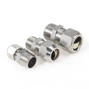 Raccords de compression PC8-01 8-02 4-01 10-02 pour conduites de cuivre, pièces de compresseur industriel pour la compression de tuyaux de dérivation - Product Image 4