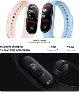 Pulsera deportiva para <span class=keywords><strong>Xiaomi</strong></span> <span class=keywords><strong>Mi</strong></span> <span class=keywords><strong>Band</strong></span> <span class=keywords><strong>7</strong></span>, reloj inteligente deportivo con control del ritmo cardíaco, Pantalla AMOLED de 1,62 pulgadas y <span class=keywords><strong>7</strong></span> colores - Product Image 4