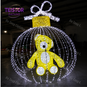 Lumières LED d'extérieur IP65 en forme d'ours pour parcs et aménagements de Noël - Product Image 6