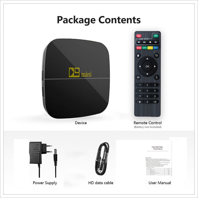 Android 10 4K Smart TV Box with Quad Core Allwinner H616 Processor 10/11 Ethernet 802.11n 2.4GHz Wi-Fi