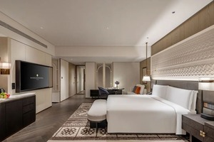 Modern Hotel Bedroom Set Specialty Size Cotton Bedding with Ottoman Custom Design 5 Year Warranty - Product Image 4