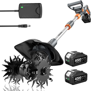 Motoculteur électrique de jardin, mini-cultivateur agricole, petite houe électrique domestique pour le travail de retournement du sol dans la ferme et la cour - Product Image 1