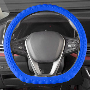 Accessoires d'intérieur de pièces automobiles couverture de <span class=keywords><strong>volant</strong></span> de voiture antidérapante en Silicone avec Logo - Product Image 3