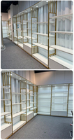 Meubles sur mesure pour boutique de soins de la peau, design d'intérieur pour boutique de parfums, vitrine de présentation de cosmétiques pour magasin de maquillage, armoire de présentation