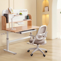 Nouveau bureau d'apprentissage ergonomique pour enfants avec étagère meubles de maison hauteur réglable enfants table d'étude et ensemble de chaises pour enfant
