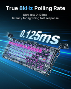 คีย์บอร์ดเกมมิ่ง GravaStar Mercury V75 <span class=keywords><strong>Pro</strong></span> 75% Hall Effect Magnetic Switch พร้อม Rapid Trigger 8000Hz แบบ Gasket Mount RGB Hotswap ลดราคาพิเศษ - Product Image 4