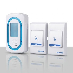 Campanello Wireless LUCKARM con Doppio Trasmettitore, Segnale a Lungo Raggio, 32 <span class=keywords><strong>Suonerie</strong></span> per Casa e Ufficio, Certificato CE RoHS - Product Image 1