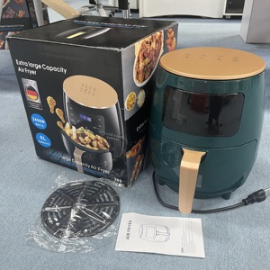 Freidoras de <span class=keywords><strong>aire</strong></span> inteligentes, cocina saludable sin aceite, freidora de <span class=keywords><strong>aire</strong></span> <span class=keywords><strong>caliente</strong></span> eléctrica con <span class=keywords><strong>olla</strong></span> antiadherente para comidas rápidas y fáciles - Product Image 6