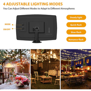 <span class=keywords><strong>Guirlande</strong></span> <span class=keywords><strong>lumineuse</strong></span> <span class=keywords><strong>solaire</strong></span> G40 10/25 ampoules IP65 Décoration de mariage en <span class=keywords><strong>extérieur</strong></span> Lumières de jardin <span class=keywords><strong>Guirlande</strong></span> de rue Camping Lumières féériques - Product Image 3