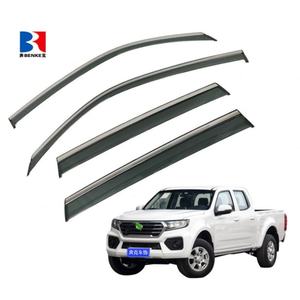 Déflecteur de fenêtre OEM de haute qualité en PC injecté pour GREAT WALL WINGLE/STEED 7 2018-2021, visière de fenêtre pour pick-up GWM - Product Image 1