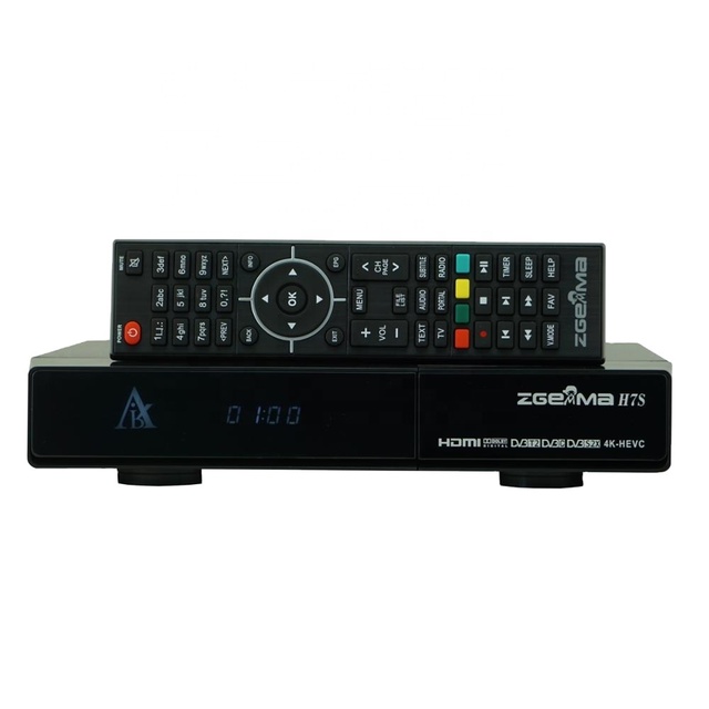 2*DVB-S2X+DVB-T2/C Triple Tuners 4K UHD TV Box ZGEMMA H7S With Ci+ OScam
