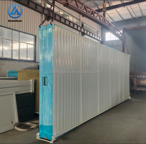 <span class=keywords><strong>Garage</strong></span> mobile <span class=keywords><strong>pliable</strong></span> en panneaux sandwich de 20 pieds et 40 pieds avec ventilation respirante, utilisation en extérieur, certifié CE, maison mobile - Product Image 5