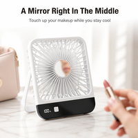 Nouveau ventilateur de bureau USB Portable support pliant rechargeable ventilateur de bureau Dc Brushless personnalisé Ans bureau personnel petit ventilateur