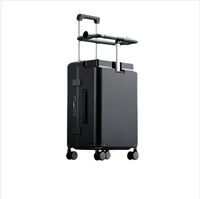 Valise trolley multifonctionnelle PC New Style 20 pouces pour enfants, avec siège, fonction poussette et cadenas TSA, idéale pour les voyages, OEM/ODM