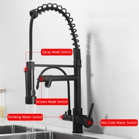 Filtre à eau universel pour robinet de cuisine, purificateur d'eau, installation facile, filtre à charbon actif, prix de gros pour distributeurs