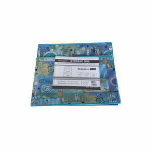 Waterproof Storage Box 50x40x30 Cm With Lid Clothes Organizer - Product Image 1