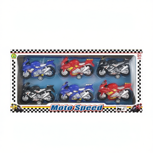 Moto Speed, Set de 6 Motocicletas de Plástico, 36x17x5 cm, Juguetes para Niños de 3+ Años, por MAZZEO GIOCATTOLI - Product Image 2