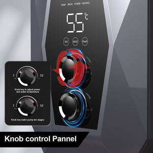 Мощный проточный водонагреватель 5500 Вт с датчиком потока для душа в отелях и ванных комнатах - Product Image 5