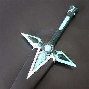 <span class=keywords><strong>Épée</strong></span> de cosplay <span class=keywords><strong>Kirito</strong></span> blanche en métal, échelle 1:1, arme de cosplay de 41,73 pouces de long avec fourreau pour jeu de rôle - Product Image 1