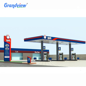 Techo Metálico para Gasolinera con <span class=keywords><strong>Cartel</strong></span> Digital y Soporte SDK para Señalización Exterior de Estaciones de Combustible (OEM/ODM Disponible) - Product Image 2