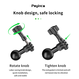 Adaptateur de joint à rotule en aluminium 25 mm pour <span class=keywords><strong>Gopro</strong></span> <span class=keywords><strong>Hero</strong></span> 12 <span class=keywords><strong>11</strong></span> 10 9 8 7 6 5 Accessoire pour caméra d'action Compatible <span class=keywords><strong>avec</strong></span> l'interface <span class=keywords><strong>Gopro</strong></span> - Product Image 3