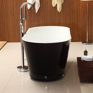 62 Zoll Günstige Acryl Oval Einweichen Kleine Plastik badewanne - Product Image 5