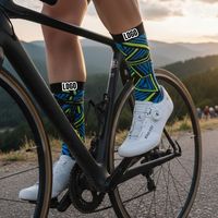 Chaussettes pliables personnalisées avec logo, professionnelles, écologiques, résistantes, durables, antidérapantes, imperméables, respirantes, antibactériennes, séchage rapide