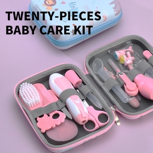 Baby <strong>Care</strong> Kit Nail Clippers Nail Driller Massage Scalp Shampoo Brushes Medicine Feeder 20-piece Brush EVA <strong>Package</strong> <strong>Care</strong> Set - Product Image 3