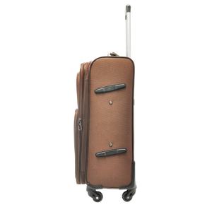 מפעל סיטונאי ישיר עיצוב אופנה ארבעה גלגלים ספינר פוליאסטר לשאת על סט 4 יחידות מטען - Product Image 6