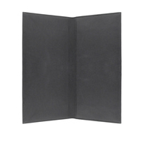 Couvertures de menu personnalisées tableau porte-menu en cuir lisse PU pour restaurant