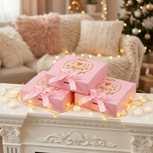 Cajas de Regalo para <span class=keywords><strong>el</strong></span> Día de <span class=keywords><strong>la</strong></span> Madre con Cinta, Cajas para Galletas <span class=keywords><strong>y</strong></span> Dulces para <span class=keywords><strong>el</strong></span> Día de <span class=keywords><strong>la</strong></span> Madre, Artículos para Fiestas de Cumpleaños de Mamá - Product Image 5