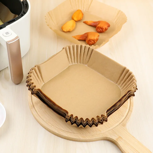 Revestimientos antiadherentes a prueba de aceite para freidora de aire Revestimientos de papel pergamino desechables, papel para hornear <span class=keywords><strong>Airfryer</strong></span> a prueba de agua - Product Image 2
