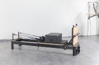 Machine de Pilates et de Yoga Pliable en Aluminium Durable et Portable pour la Maison avec Lit Réglable