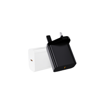 Adaptateur d'alimentation PD25W PD 3.0 à charge rapide Type-C GaN avec prise UK, OTP, respectueux de l'environnement, pour ordinateur portable, téléphone portable, montre connectée