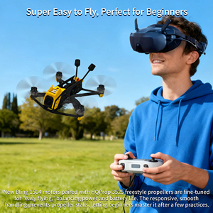 โดรน RTF FPV ขายดี กล้อง 4K ระดับมืออาชีพ ชุดอุปกรณ์พร้อมบินในร่ม ใช้งานง่าย พร้อมแบตเตอรี่ สำหรับผู้เริ่มต้น พร้อมแว่นตา UAV - Product Image 5