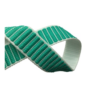 Durable Nylon Jacquard Woven Bag Webbing Strap With Custom Fashion Logo high strength customized belt bag webbing